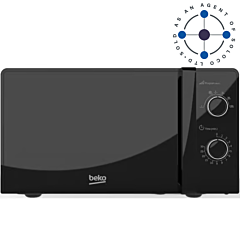 Beko MOC20100BFB 700W 20 Litre Compact Microwave - Black