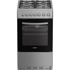 Indesit I5G3PMX Freestanding 50cm Single Gas Cooker - Stainless Steel
