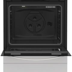 Indesit I6G3PMW/UK 60cm Dual Fuel Single Cooker - White