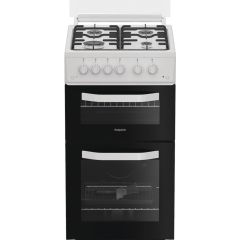 Hotpoint HTG5GCWL Freestanding 50cm Gas Cooker - White