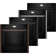 Neff B69VS7MY0A, Built-in oven with added steam function