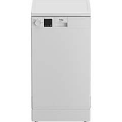 Beko DVS04X20W Freestanding Slimline Dishwasher - White
