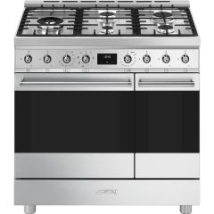 Smeg C92GMX2 90cm Dual Fuel Range Cooker