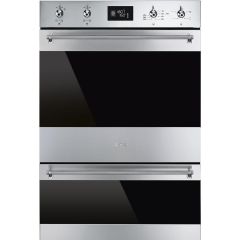 Smeg DOSP6390X Classic Pyrolytic Double Oven, Stainless Steel
