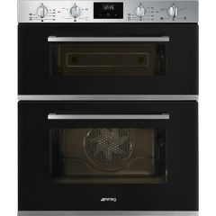 Smeg DUSF400B Built-Under Double Oven - Black
