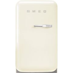 Smeg FAB5LCR6 Retro Mini Fridge Left Hand Hinge - Cream