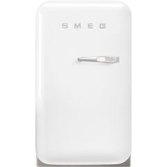 Smeg 40cm Small 50s Style Left Hand Hinged Minibar, White