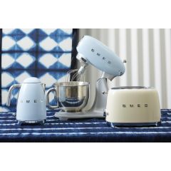 Smeg TSF01CRUK Toaster, Cream