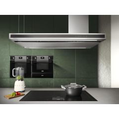 Smeg KLTI12L4X 120cm Alta Island Hood in Stainless Steel Auto Vent 2.0