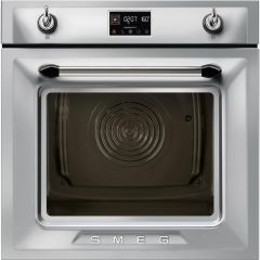 Smeg SOP6902S2PX 60cm Victoria Pyrolytic SteamOne Single Oven, Stainless Steel