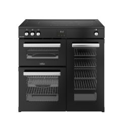 Belling RCA COOKCENTRE 90Ei 90cm Electric Induction Touch Range Cooker - Black