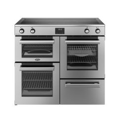 Belling RCA COOKCENTRE 100Ei 100cm Electric Induction Touch Range Cooker - Stainless Steel