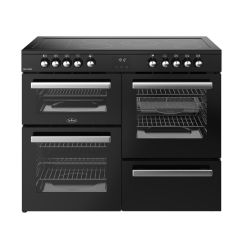 Belling RCA COOKCENTRE 110E 110cm Electric Ceramic Range Cooker - Black