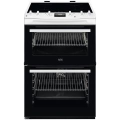 AEG CIX6540ACW Induction Electric Cooker with Double Oven