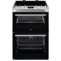 AEG CIX6540ACM Induction Electric Cooker with Double Oven