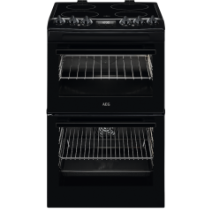 AEG CCX1530ACB Ceramic Electric Cooker with Double Oven