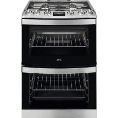 AEG CGB6131ACM Gas Cooker with Double Oven