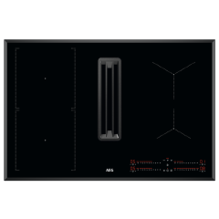 AEG CDE84543FB 80cm Single Bridge Hob with Extractor