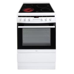 Amica 608CE2TAW 60cm Freestanding Electric Cooker with Ceramic Hob