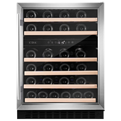 CDA CFWC604SS 60cm Freestanding/Undercounter Dual Zone Wine Cooler