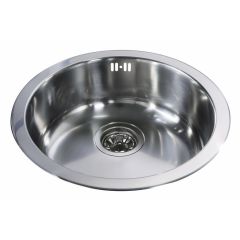 CDA KR21SS Single Round Bowl Sink