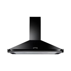 Rangemaster CLAHDC100BC/ Classic 100cm Hood Black Chrome Rail