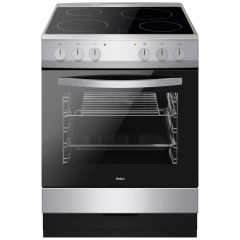 AMICA AFC601SS 60cm Single cavity, A energy rating, Electric oven, 9 functions, 4 x ceramic hob, Rot