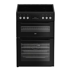 Beko FDC6731K Freestanding Electric Double Oven Cooker - Black