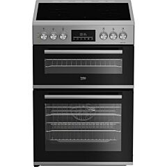 Beko FDC6731S Freestanding Electric Double Oven Cooker  - Silver