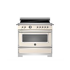 Bertazzoni HER95I1EAVT2 Heritage 90cm Range Cooker Single Oven Induction Ivory