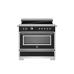 Bertazzoni HER95I1ENET2 Heritage 90cm Range Cooker Single Oven Induction Matt Black