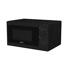 Igenix IGMS08080B 20L 800W Manual Microwave Black