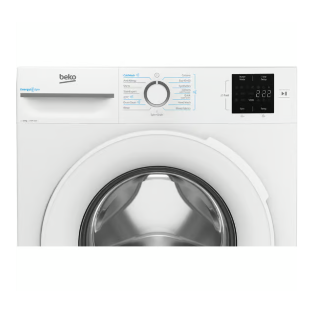 Beko B3W31041W Freestanding 10kg 1400rpm Washing Machine with EnergySpin - White