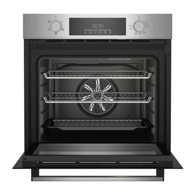 Beko BBAIF22300X 60cm Built-In Single Fan Oven with AeroPerfect™ - Stainless Steel
