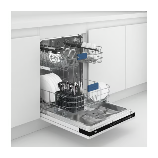 Beko BDIN25430 Integrated Full Size 60cm Dishwasher with SteamGloss