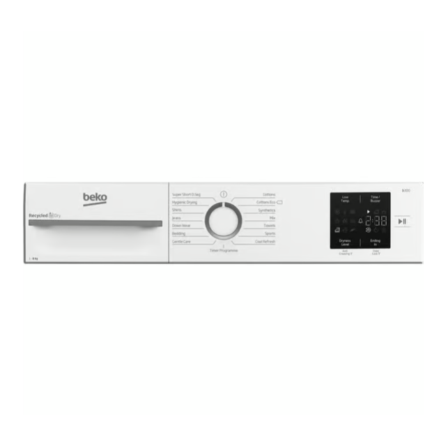 Beko BM3T3822W Freestanding 8kg Heat Pump Tumble Dryer - White