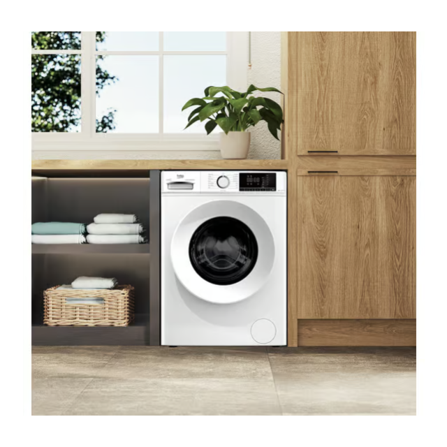 Beko BW1O3821W Freestanding 8kg 1200rpm Washing Machine with ProSmart™ Inverter Motor - White