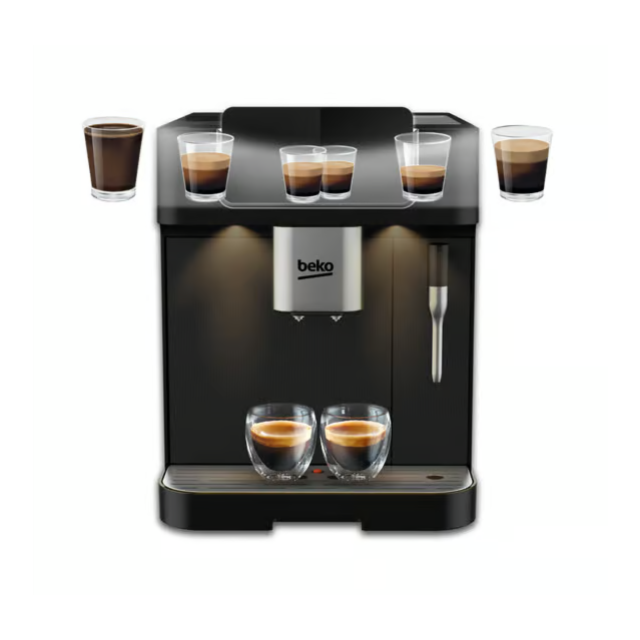 Beko CEG7302B CaffeExperto Bean To Cup Coffee Machine with Steam Wand - Black