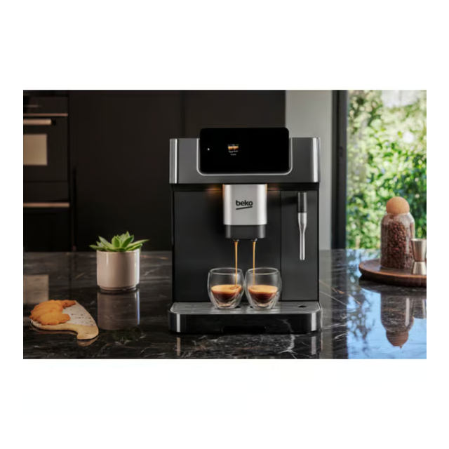 Beko CEG7302B CaffeExperto Bean To Cup Coffee Machine with Steam Wand - Black