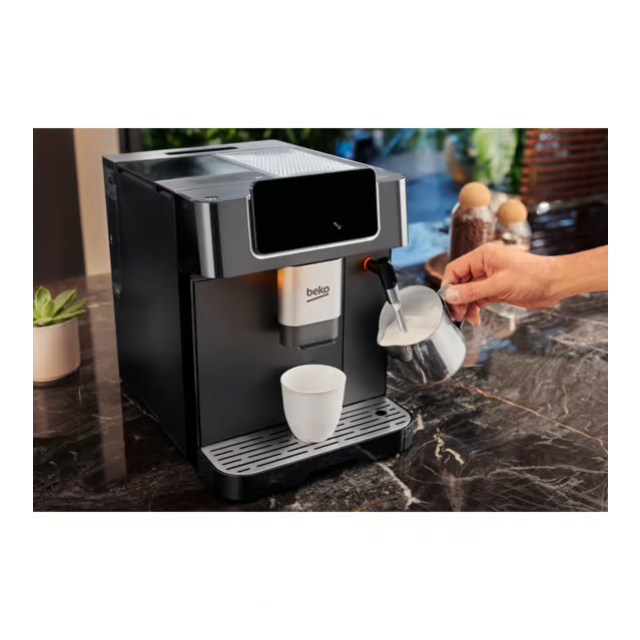 Beko CEG7302B CaffeExperto Bean To Cup Coffee Machine with Steam Wand - Black