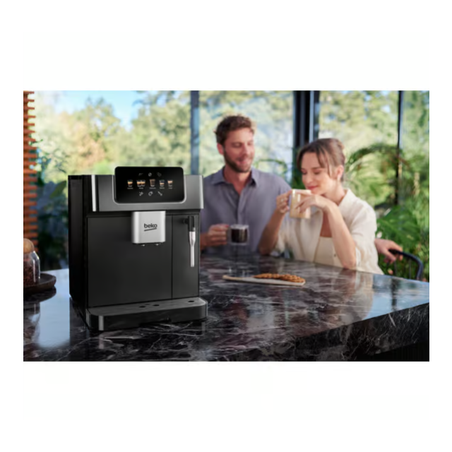 Beko CEG7302B CaffeExperto Bean To Cup Coffee Machine with Steam Wand - Black