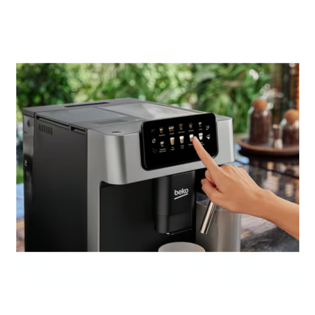 Beko CEG7304X CaffeExperto Bean To Cup Coffee Machine with Integrated Milk Jug - Silver