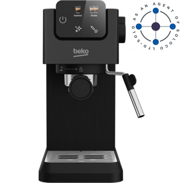 Beko CEP5302B CaffeExperto Manual Espresso Coffee Machine with Steam Wand - Black