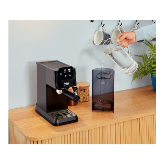Beko CEP5302B CaffeExperto Manual Espresso Coffee Machine with Steam Wand - Black