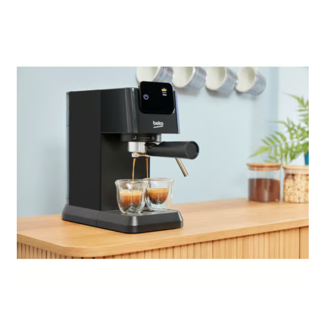 Beko CEP5302B CaffeExperto Manual Espresso Coffee Machine with Steam Wand - Black
