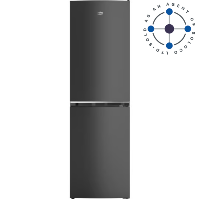 Beko CSE4581B Freestanding Fridge Freezer with Large Salad Crisper - Black