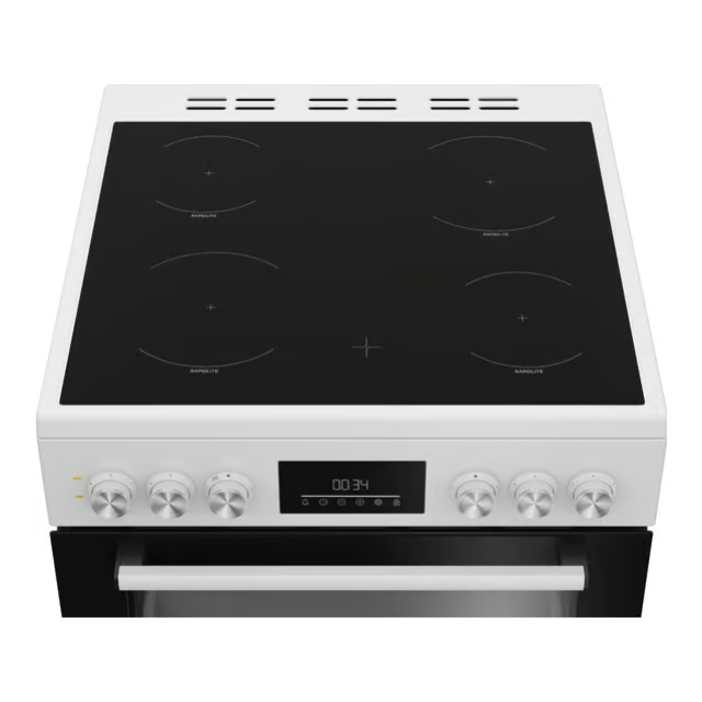 Beko FDC6731W 60cm Double Oven Electric Cooker - White