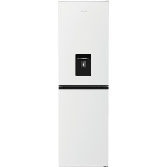 Hotpoint HPKH 1261W W4UK Freestanding 50/50 No Frost Fridge Freezer with Water Dispenser - White