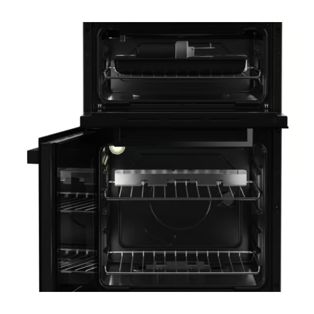 Beko KDG583K 50cm Freestanding Gas Twin Cavity Cooker - Black