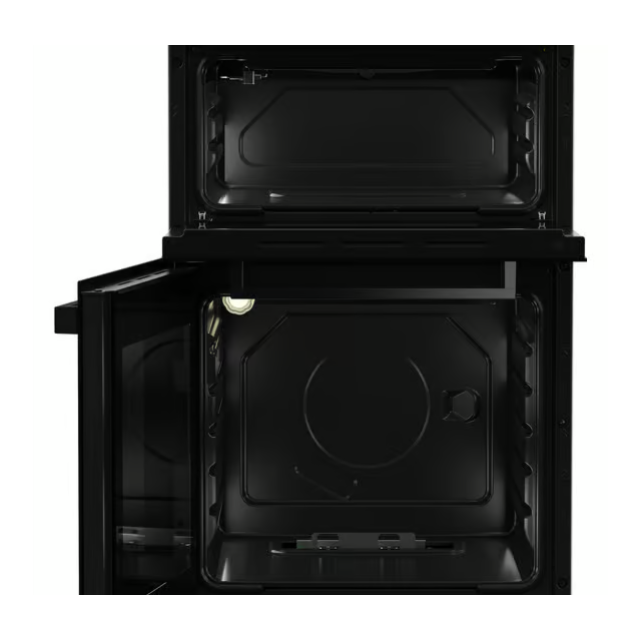 Beko KDG583K 50cm Freestanding Gas Twin Cavity Cooker - Black